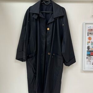 Celine Sport Trench Coat with Gold Buttons